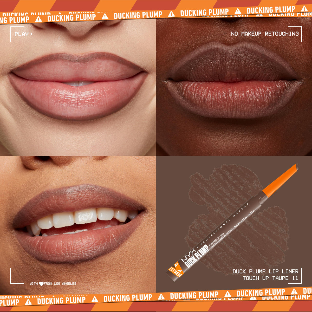 NYX PROFESSIONAL MAKEUP dual-edged tip close-up for precise application