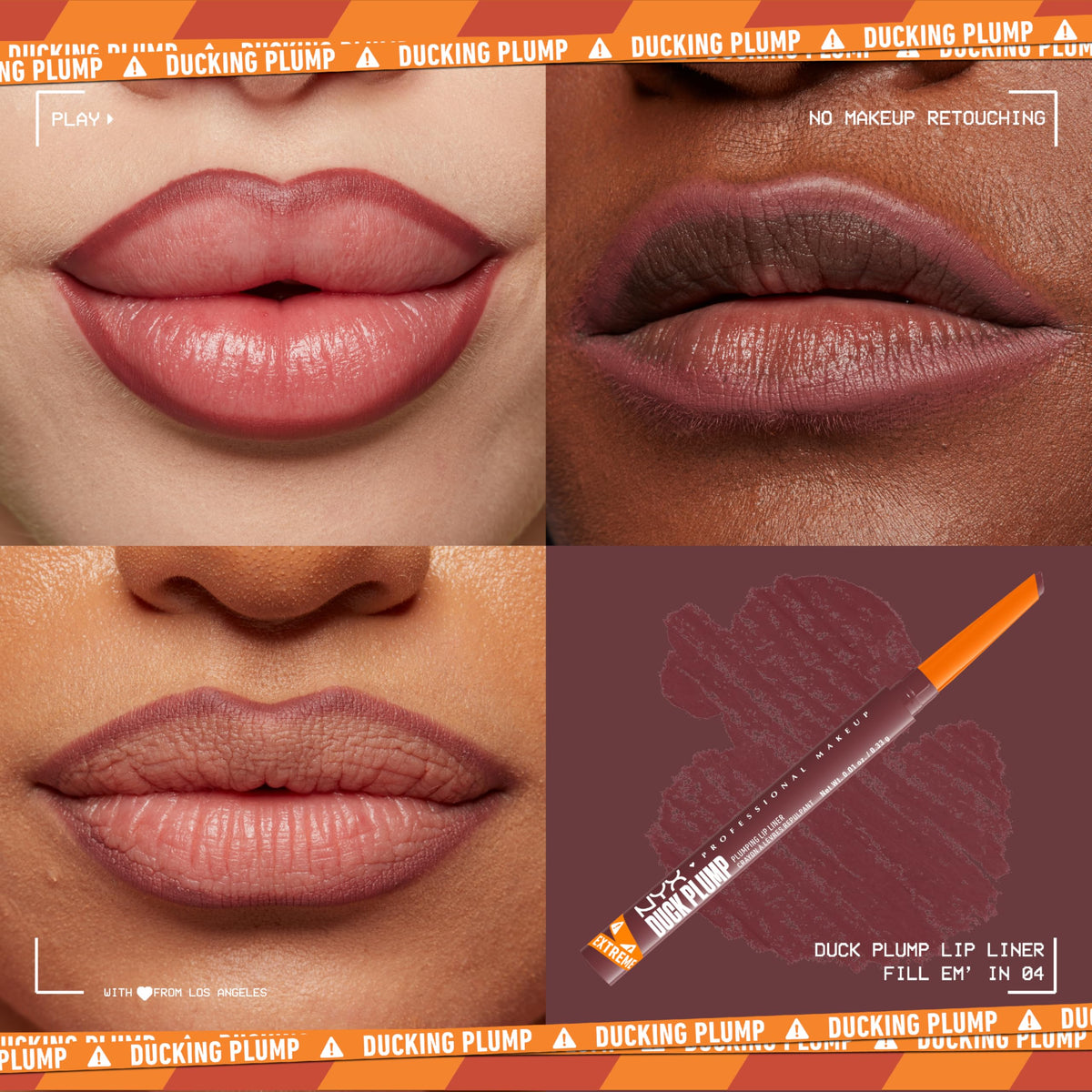 NYX PROFESSIONAL MAKEUP dual-edged precision tip detail showing sharp and flat edges for control