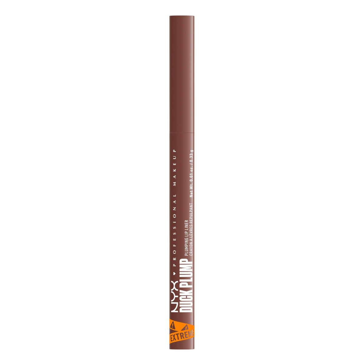 NYX PROFESSIONAL MAKEUP flat edge of pencil demonstrating shading technique for soft gradient benefit