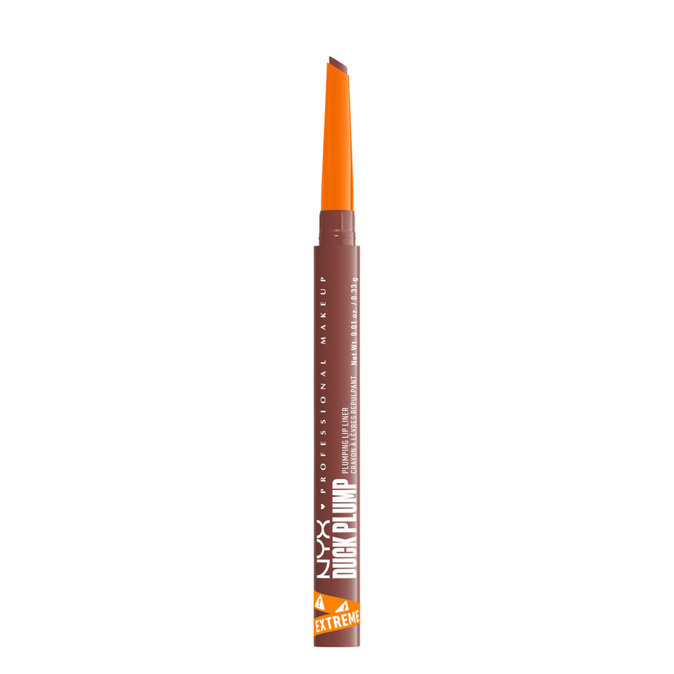 NYX PROFESSIONAL MAKEUP front packaging of Nude Flip liner shows shade and matte finish benefit