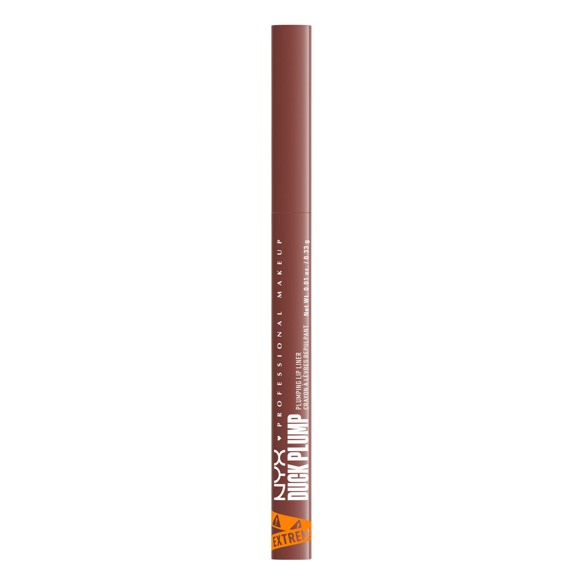 NYX PROFESSIONAL MAKEUP Nude Flip paired with Duck Plump gloss to show layering and shine benefit