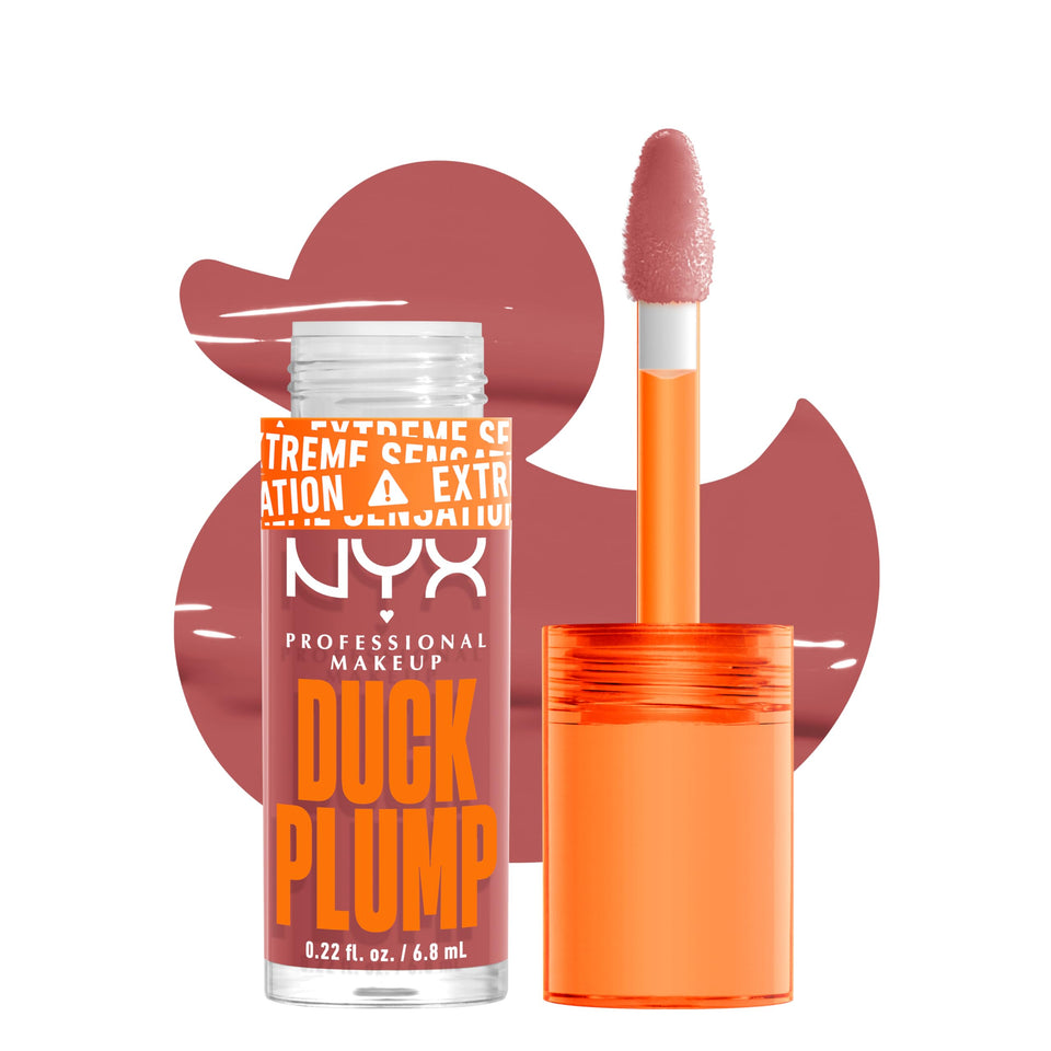 NYX PROFESSIONAL MAKEUP front packaging showing Nude Swings and benefit of instant shine