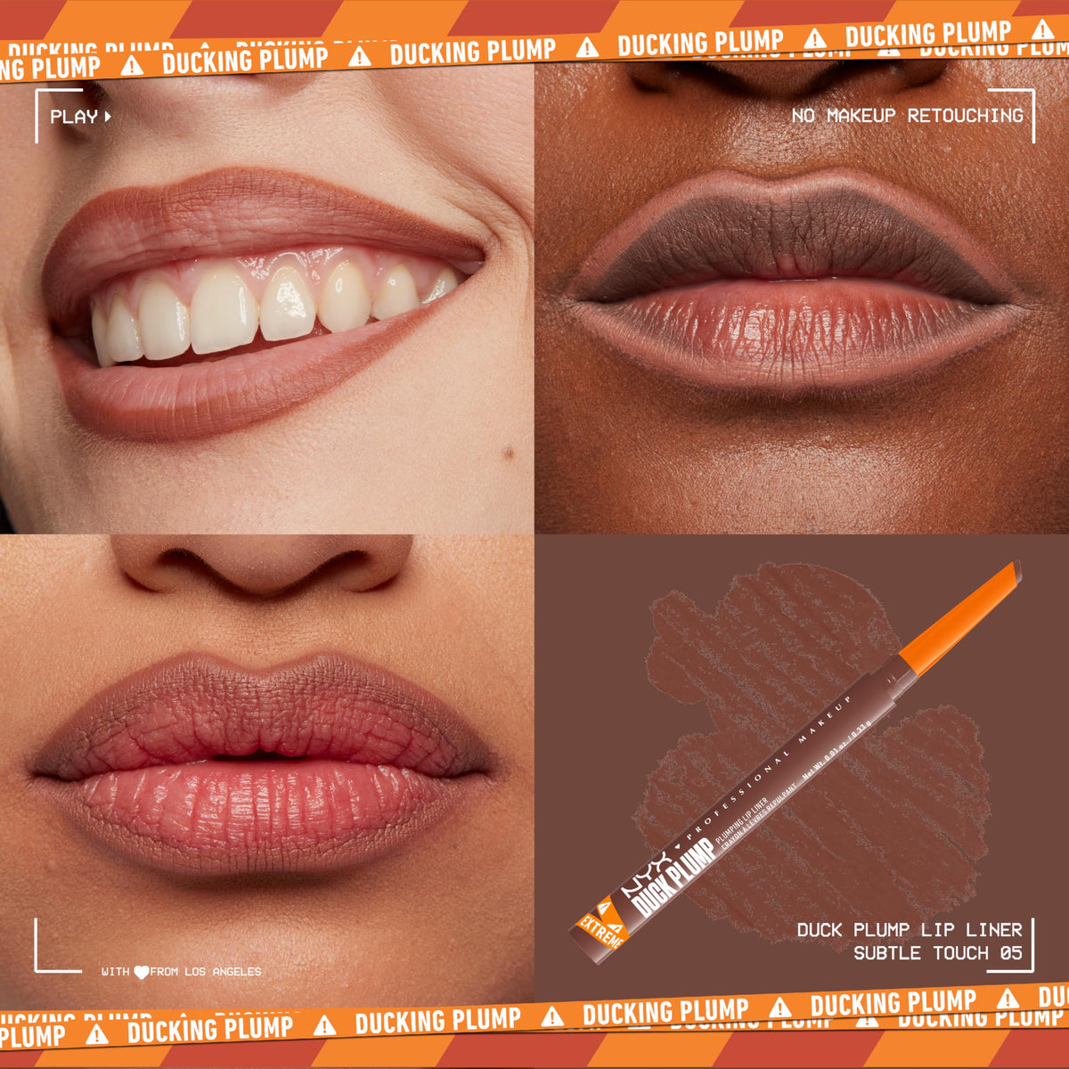 NYX PROFESSIONAL MAKEUP close-up of dual-edged precision tip showing fine lines and accurate application benefit