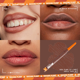 NYX PROFESSIONAL MAKEUP close-up of dual-edged precision tip showing fine lines and accurate application benefit