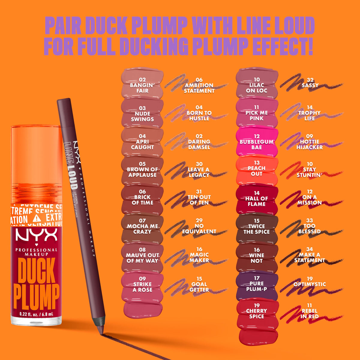 NYX PROFESSIONAL MAKEUP product beside ruler showing compact size