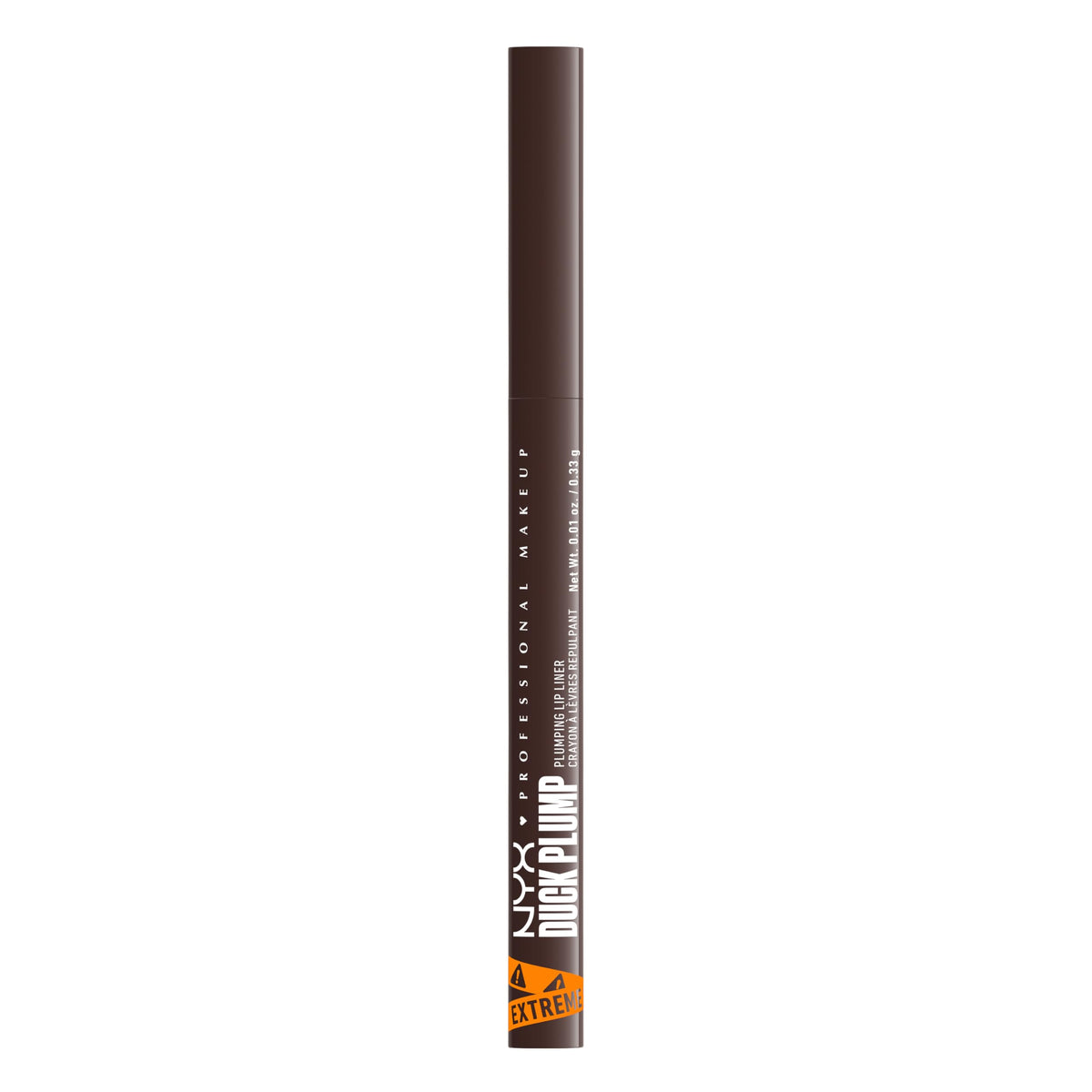 NYX PROFESSIONAL MAKEUP liner paired with Duck Plump gloss showing layered shine and fullness