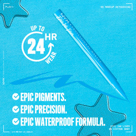 NYX Epic Ink applicator tip close-up demonstrating precise flexible tip for control