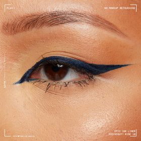 NYX Epic Ink Liner applied on model eye showcasing defined liner benefit