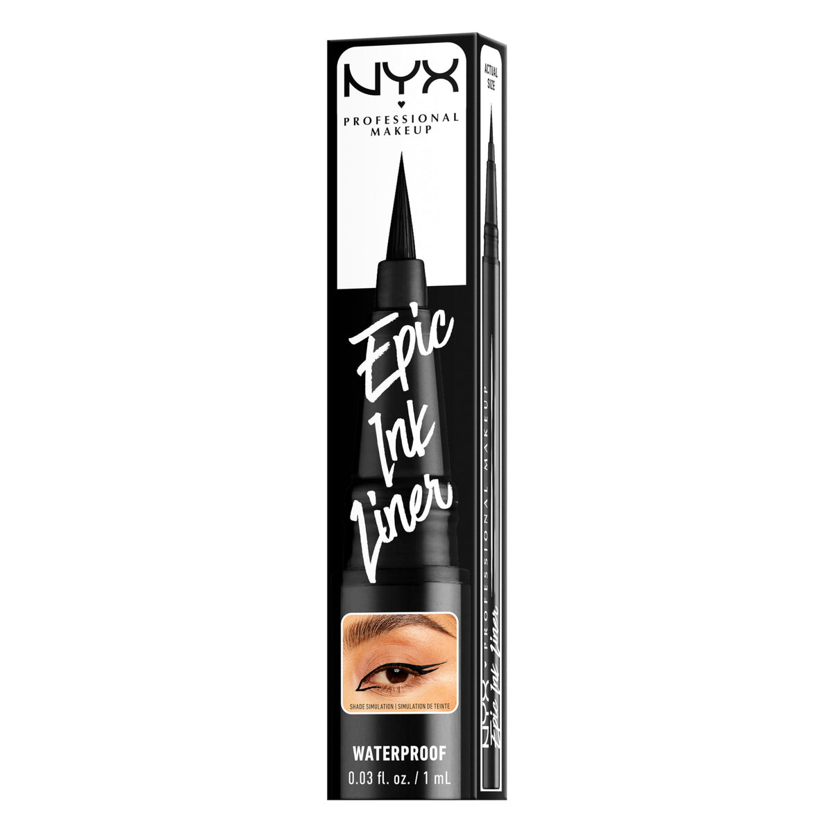 NYX PROFESSIONAL MAKEUP on a vanity showing daily use and styling inspiration