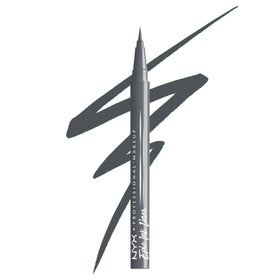 NYX PROFESSIONAL MAKEUP front packaging showing Stone Washed grey; clear product ID and benefit