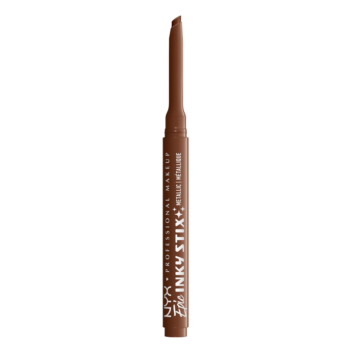 NYX Professional Makeup front packaging showing Kinetic Copper shade benefit quick use