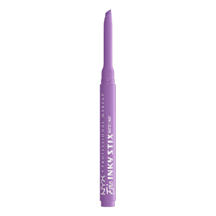 NYX PROFESSIONAL MAKEUP front view of Epic Inky Stix showing product shape and color