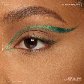 NYX PROFESSIONAL MAKEUP slanted tip close-up for precise lines and easy control