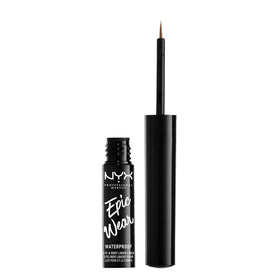 NYX PROFESSIONAL MAKEUP lifestyle festival look showcasing bold metallic eyeliner impact