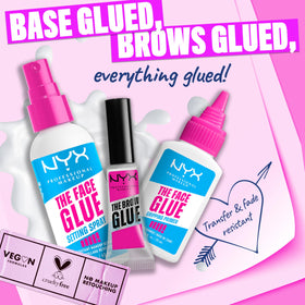 NYX PROFESSIONAL MAKEUP cruelty free badge with product in lifestyle scene, affirms ethical brand values