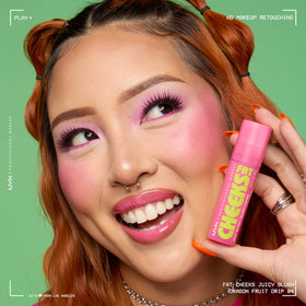 NYX PROFESSIONAL MAKEUP open cap and applicator demonstrating easy dispensing and precise application
