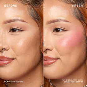 NYX PROFESSIONAL MAKEUP close-up of liquid blush texture for smooth blendability and hydration