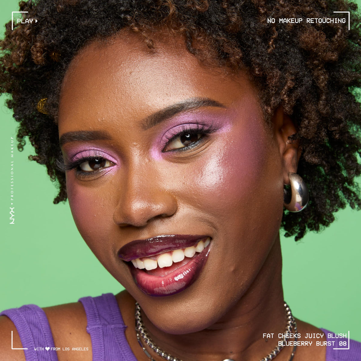 NYX PROFESSIONAL MAKEUP close-up texture, dewy consistency for smooth blend