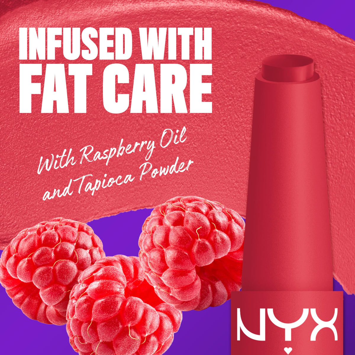 NYX PROFESSIONAL MAKEUP cap-off tip detail showing precise application and comfy finish