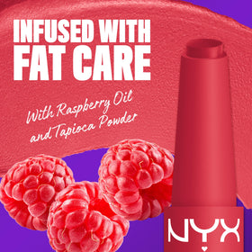 NYX PROFESSIONAL MAKEUP cap-off tip detail showing precise application and comfy finish