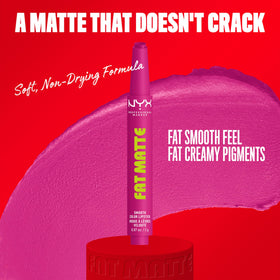 NYX PROFESSIONAL MAKEUP close-up tip showing creamy whipped texture and smooth glide