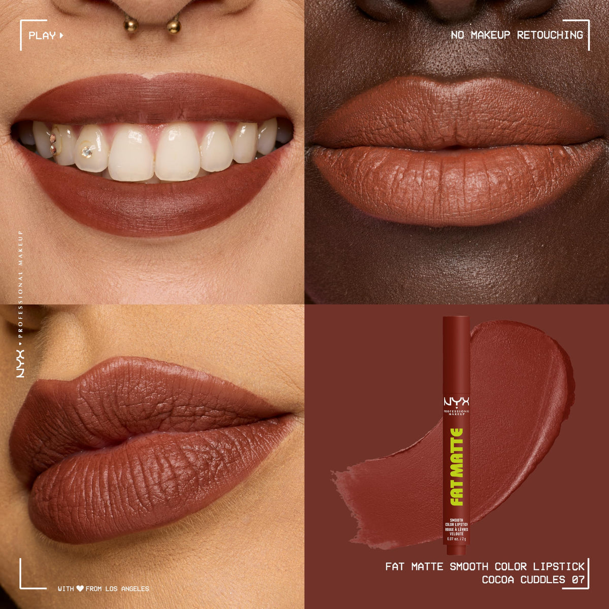 NYX PROFESSIONAL MAKEUP close-up of whipped texture highlighting smooth application