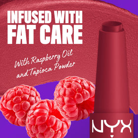 NYX PROFESSIONAL MAKEUP arm swatch of Plushin' Plum showing strong, buildable pigment