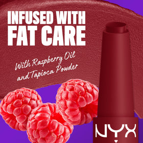 NYX PROFESSIONAL MAKEUP swatch on arm displays rich pigment benefit
