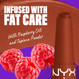 NYX PROFESSIONAL MAKEUP swatch on forearm showing buildable pigmentation