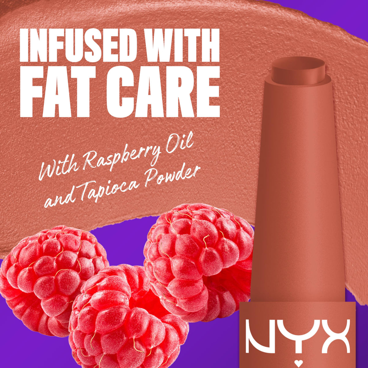 NYX PROFESSIONAL MAKEUP swatches on arm demonstrating buildable, pigmented color