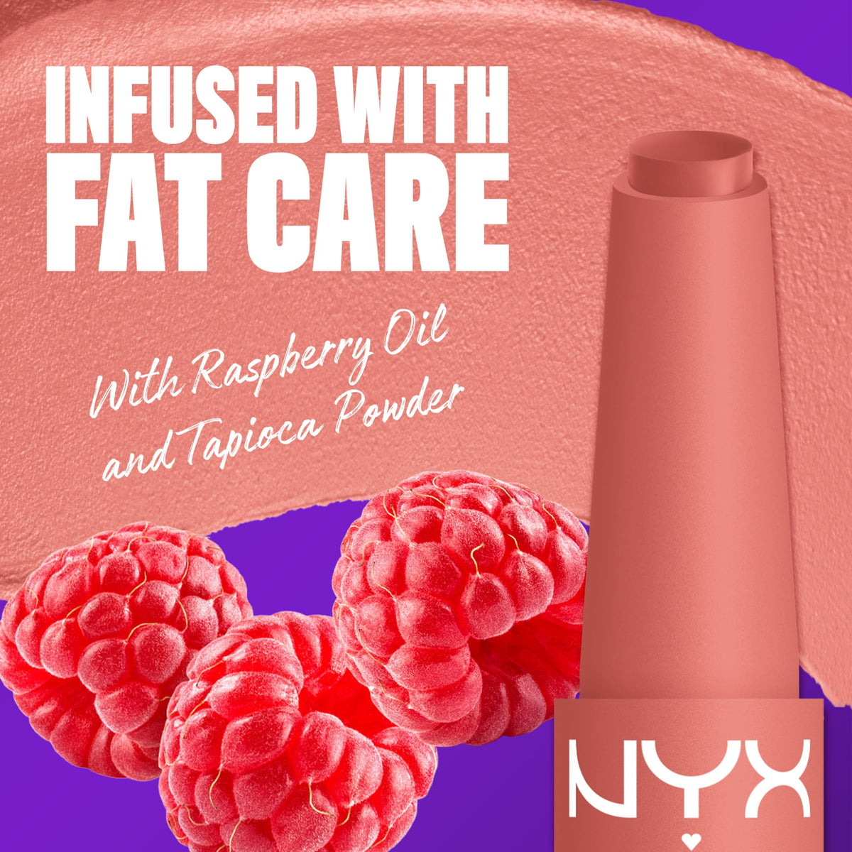 NYX PROFESSIONAL MAKEUP arm swatch showing pigmented, buildable color benefit