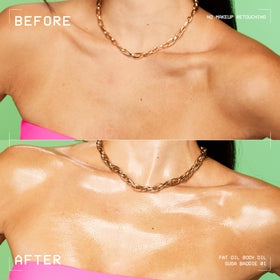 NYX PROFESSIONAL MAKEUP applied on arm showing instant glow and hydrated skin benefit