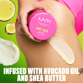 NYX being applied to elbow demonstrating targeted dry-skin relief
