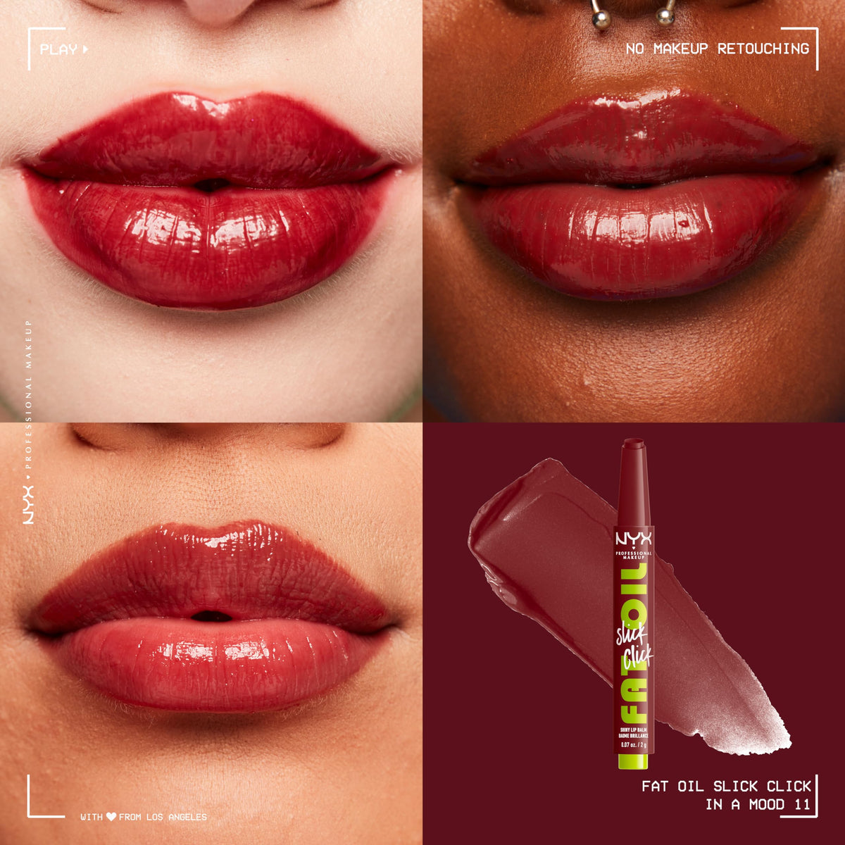 NYX PROFESSIONAL MAKEUP click mechanism detail for precise mess-free application