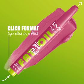 NYX PROFESSIONAL MAKEUP on-lips closeup showing high-shine finish and buildable color for a polished look