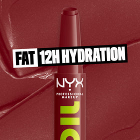 NYX PROFESSIONAL MAKEUP texture close-up highlighting lightweight non-sticky sheen