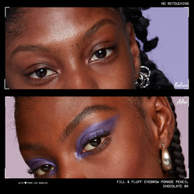 NYX PROFESSIONAL MAKEUP Chocolate shade swatch on skin showing pigment payoff and matte texture