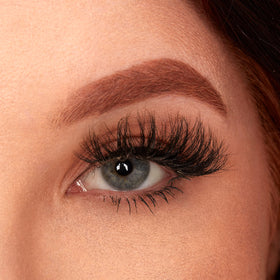 NYX PROFESSIONAL MAKEUP color swatches of auburn pomade strokes showing buildable pigment