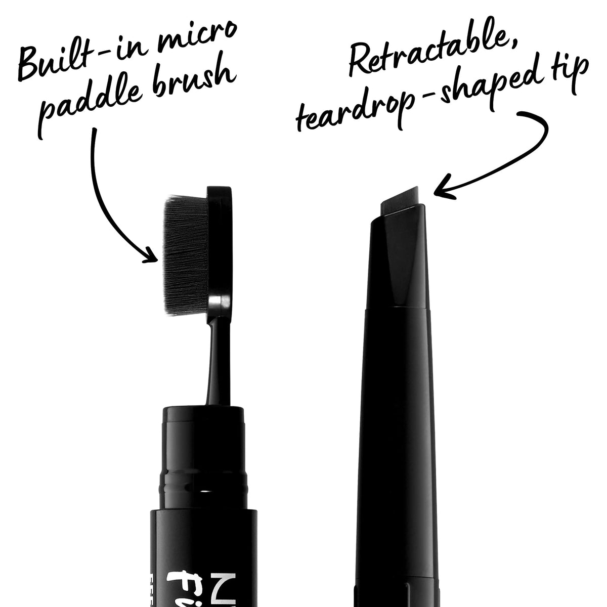 NYX PROFESSIONAL MAKEUP micro paddle brush blending product for natural finish