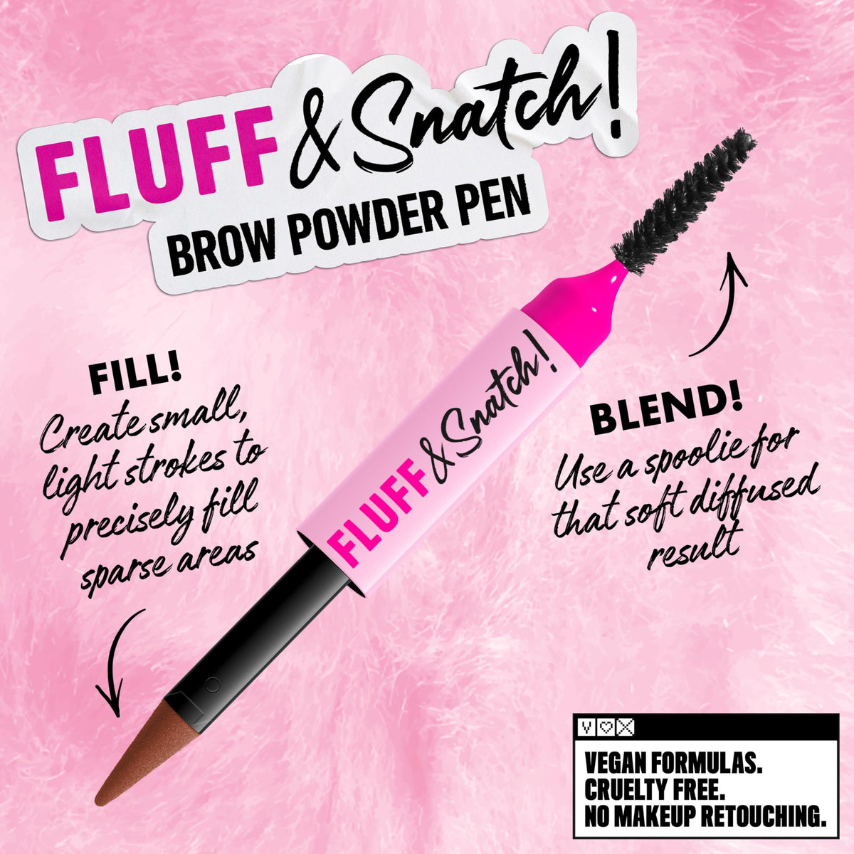 NYX PROFESSIONAL MAKEUP back label showing ingredients and wear claims for informed shoppers
