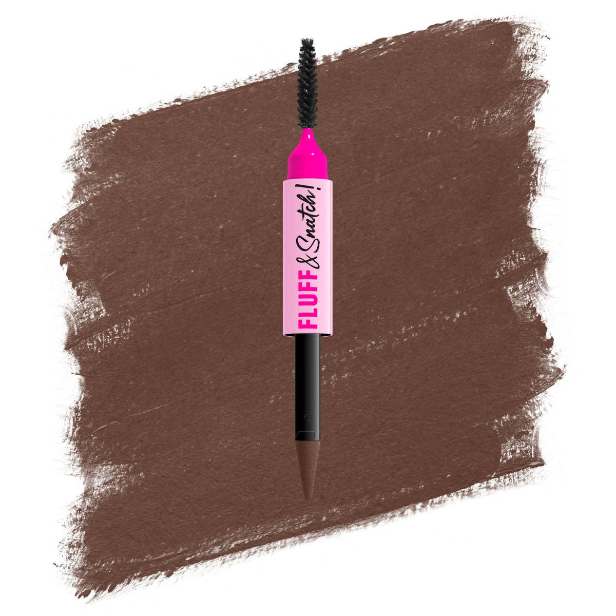 NYX PROFESSIONAL MAKEUP front view of Fluff & Snatch pen shows product look and shade