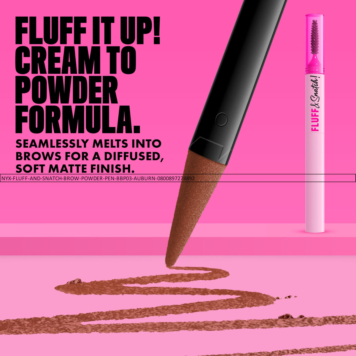 NYX PROFESSIONAL MAKEUP close-up of tapered sponge tip enabling precise strokes and quick shading