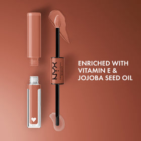 NYX PROFESSIONAL MAKEUP dual wand applicators highlighting two-step system