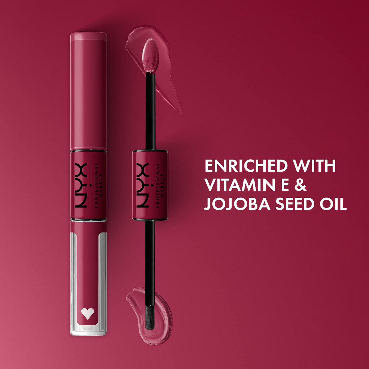 NYX PROFESSIONAL MAKEUP applicator close-up highlighting precise wand and smooth application
