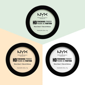 NYX PROFESSIONAL MAKEUP close-up of silky pressed powder texture offering smooth blur and oil control
