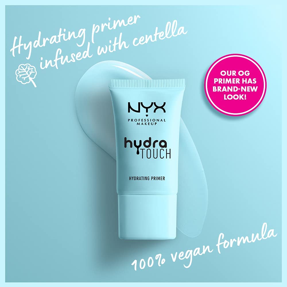 NYX PROFESSIONAL MAKEUP close-up primer texture demonstrating smooth finish