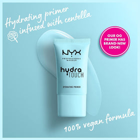NYX PROFESSIONAL MAKEUP close-up primer texture demonstrating smooth finish
