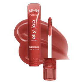 NYX PROFESSIONAL MAKEUP front packaging showing Spice Brown gloss and shade