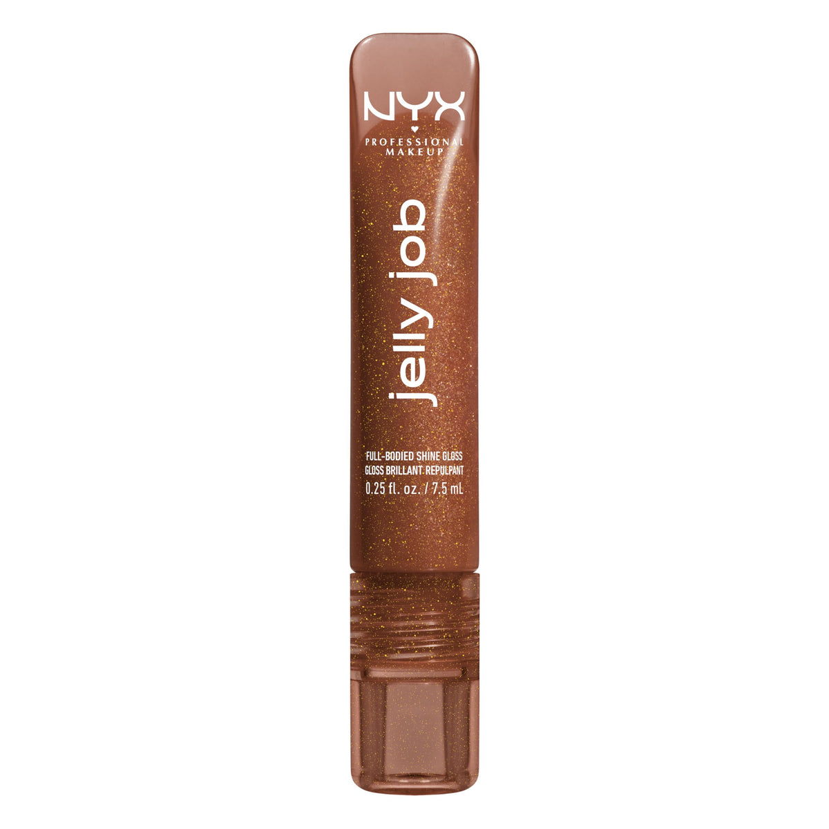 NYX PROFESSIONAL MAKEUP lifestyle image of model wearing gloss for polished makeup look