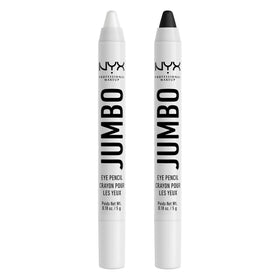 NYX PROFESSIONAL MAKEUP front packaging showing Milk and Black Bean pencils for quick color choice